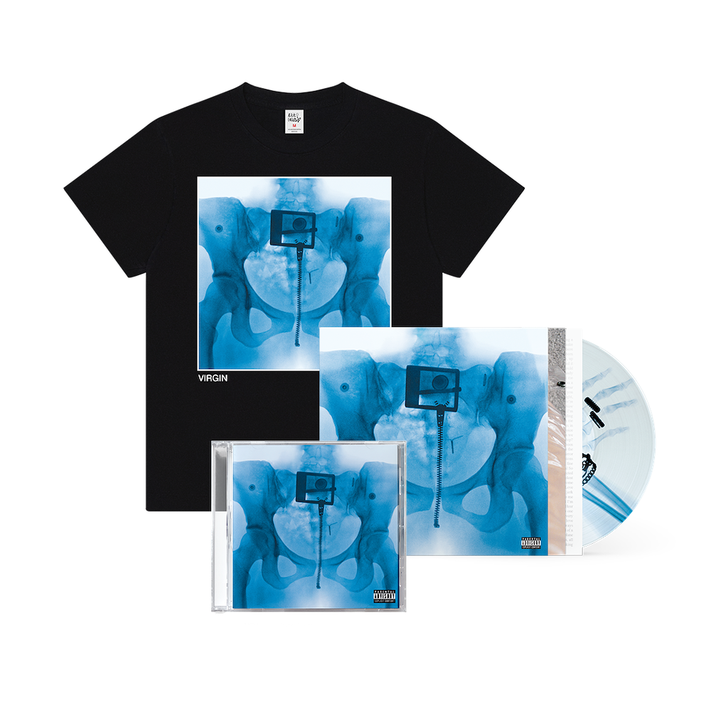 Virgin Gatefold LP + CD (Clear Disc) + Virgin T-Shirt (Black)