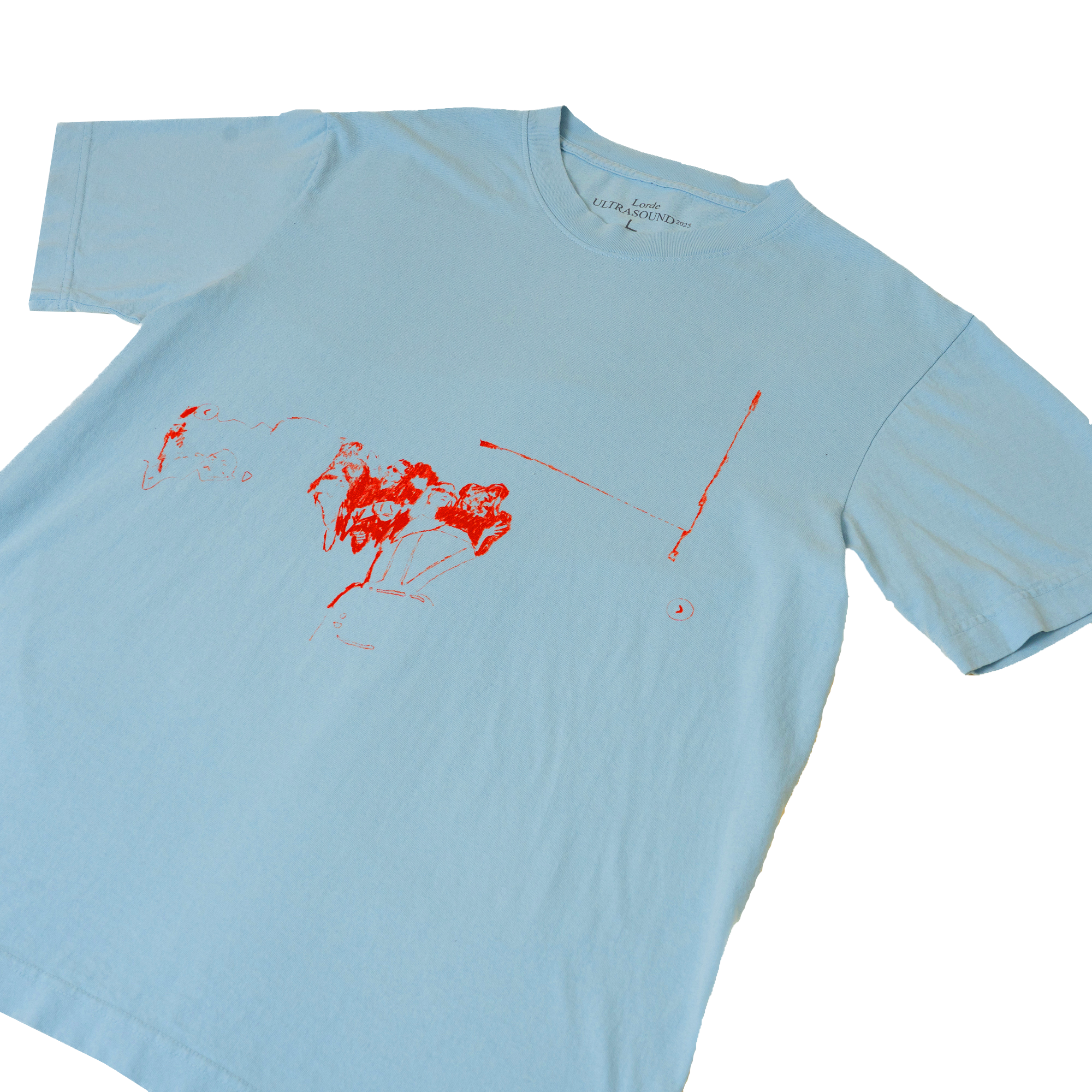 Lorde - 2025 BLUE SKETCH DATEBACK TEE