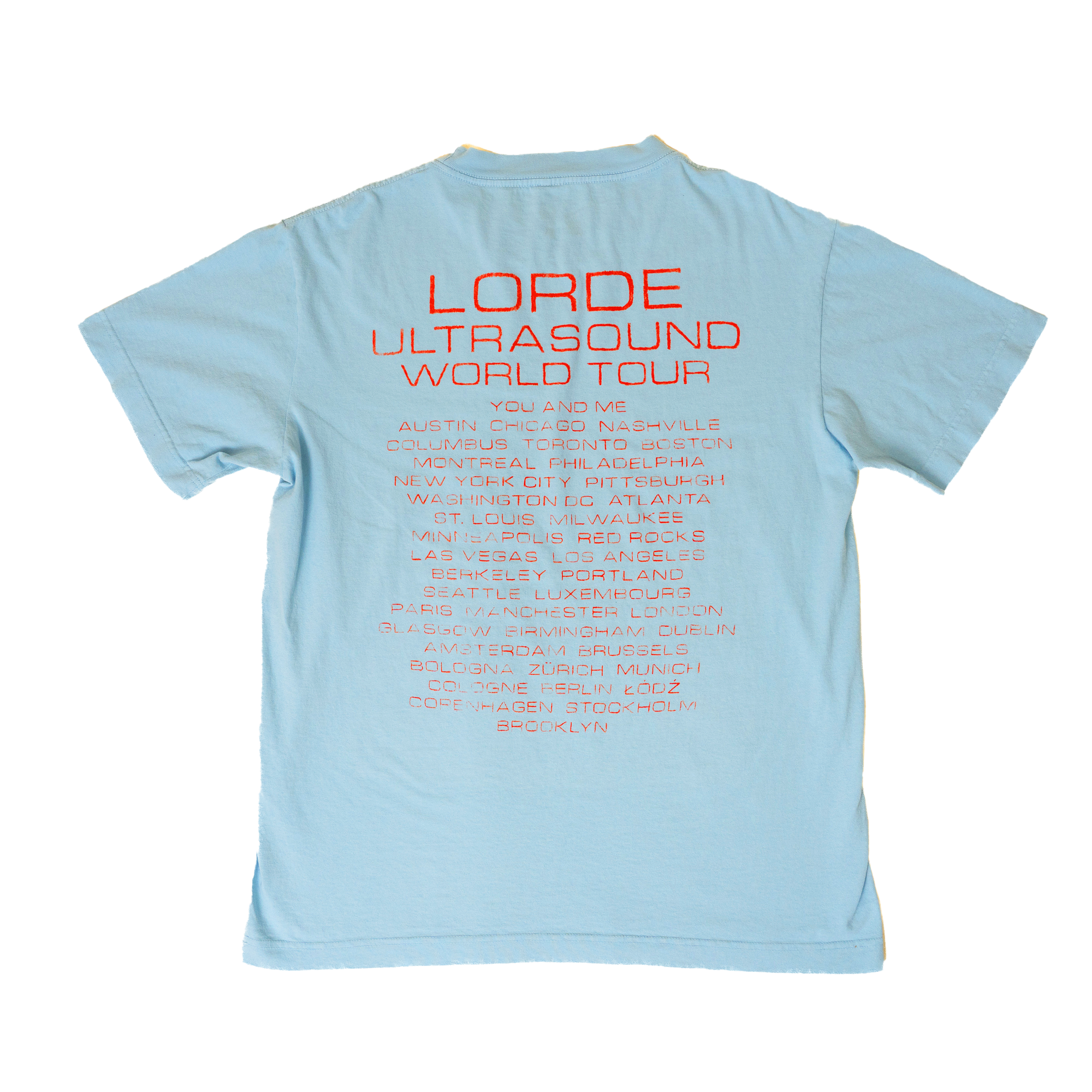 Lorde - 2025 BLUE SKETCH DATEBACK TEE